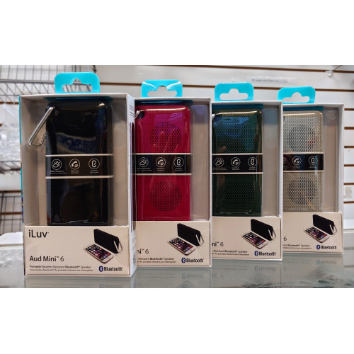 iLuv Aud Mini Smart 6 Slim Portable Bluetooth Speaker