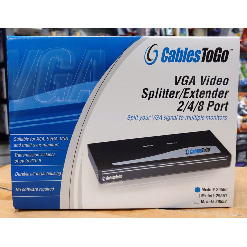 Cables to Go Port Authority (29550) 2-Ports External Video splitter