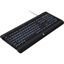 Azio Large Print Tri-Color Illuminated USB Keyboard