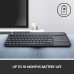 Logitech - K400 Plus TKL Wireless Membrane Keyboard for PC/TV/Laptop/Tablet with Built-in Touchpad