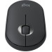 Logitech - Pebble M350 Wireless Optical Ambidextrous Mouse with Silent Click - Graphite