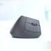 Logitech - MX Vertical Advanced Wireless Optical Ergonomic Mouse with USB and Bluetooth Connection