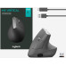 Logitech - MX Vertical Advanced Wireless Optical Ergonomic Mouse with USB and Bluetooth Connection