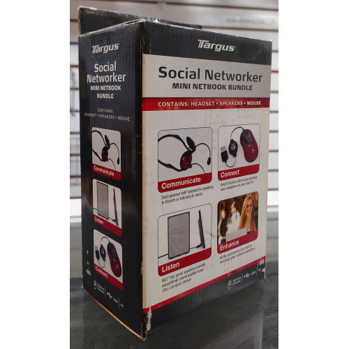 Targus Social Networker mini netbook bundle (headset speakers mouse)
