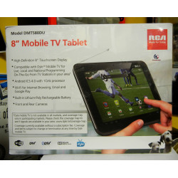 RCA DMT580DU Mobile TV 8 Inch 8GB Tablet (TV app download required)