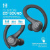 JLab Go Air Sport True Wireless Bluetooth Earbuds - Black: Sweat-Resistant, Built-In Mic