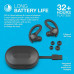 JLab Go Air Sport True Wireless Bluetooth Earbuds - Black: Sweat-Resistant, Built-In Mic