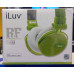 iLuv iHP636WHT Rockefeller Over-Ear Kopfhörer Headphones 3.5mm JEANS weiss