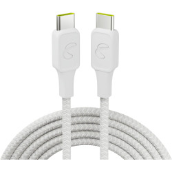 InfinityLab InstantConnect USB-C to USB-C - 100W PD Ultra-Fast Charging Cable for USB-C Devices - White, 5 feet